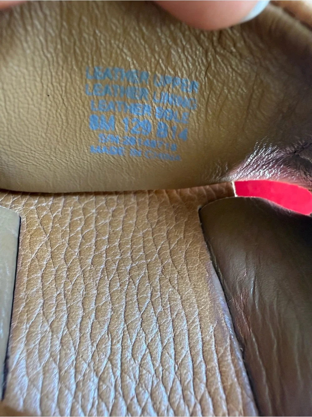 Tory Burch Amanda wedge women size 8 Tan Leather Wedge Sandals with Logo Emblem